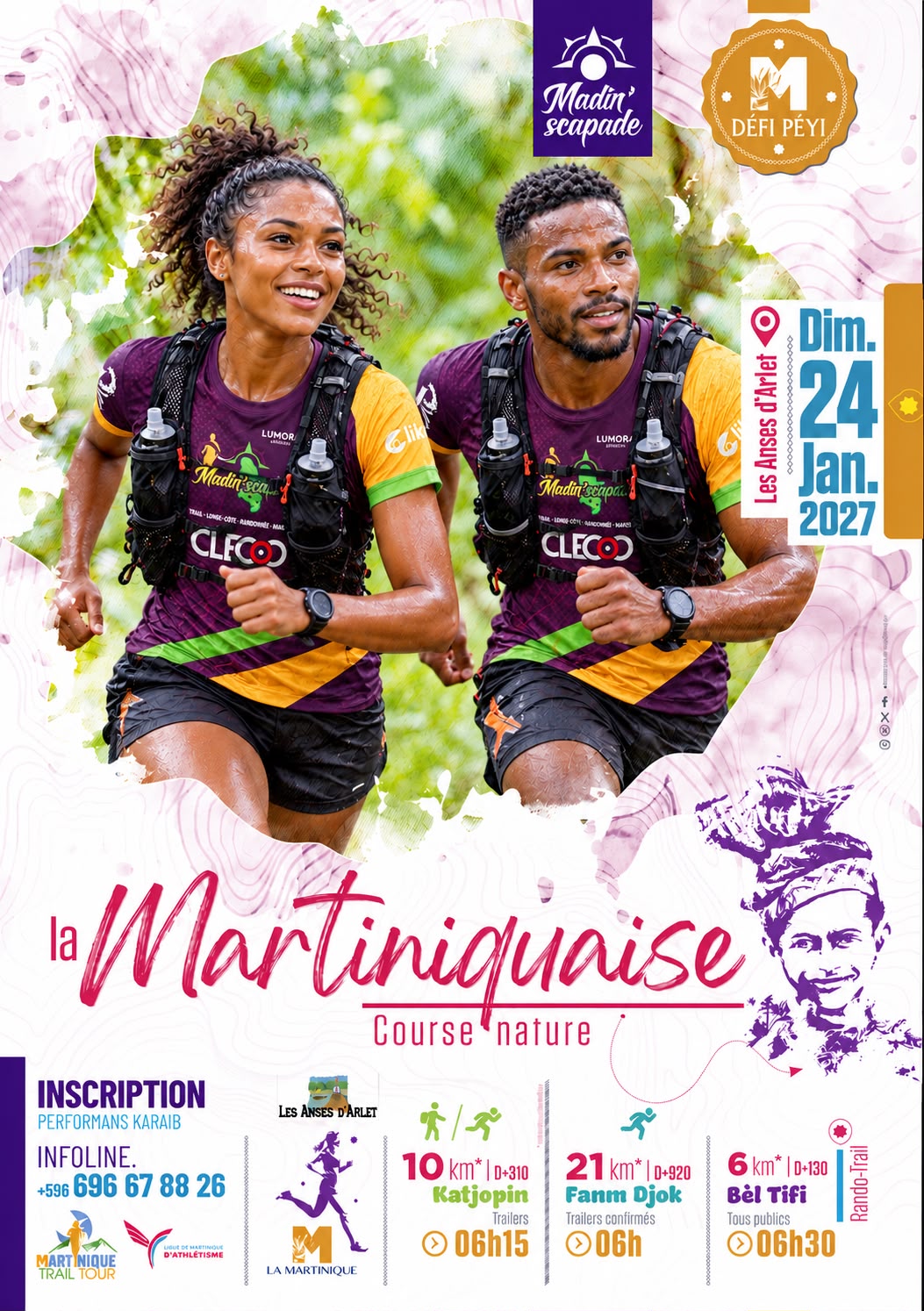 Affiche officielle La Martiniquaise 2027