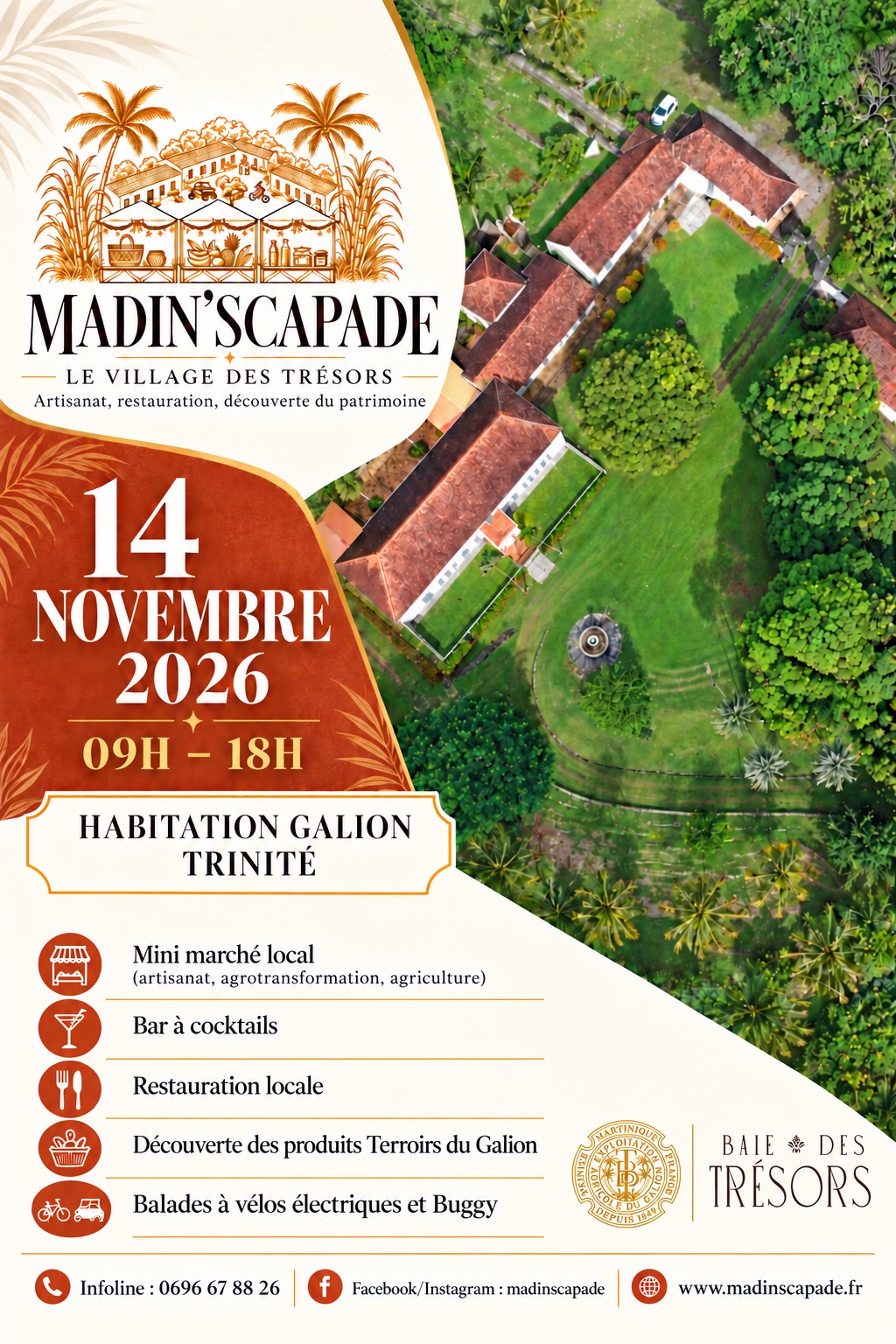 Affiche Madin’scapade – Le Village des Trésors, 14 novembre 2026
